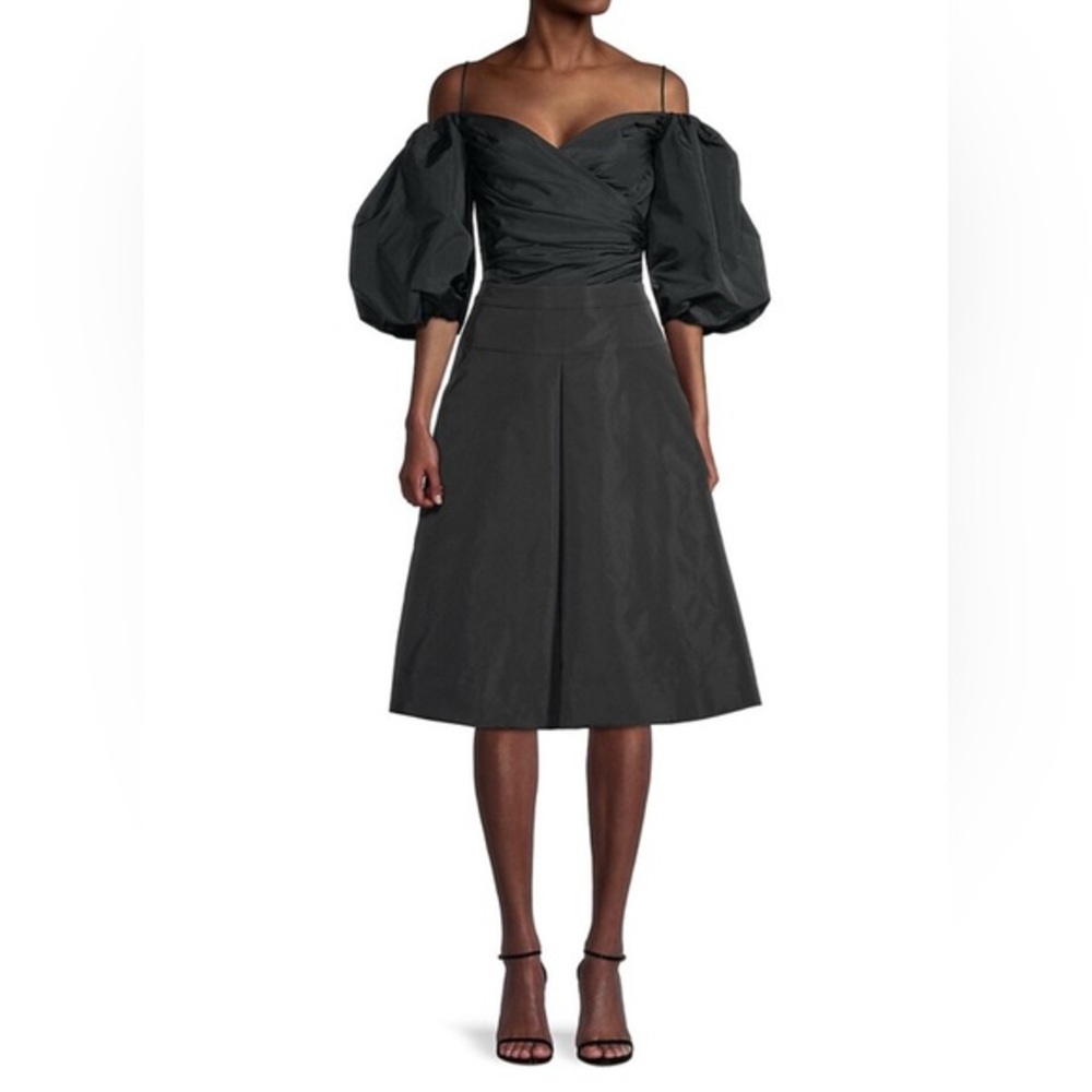 UNGARO - Teddi Blouse and Meg Skirt Set in Taffeta - NEW